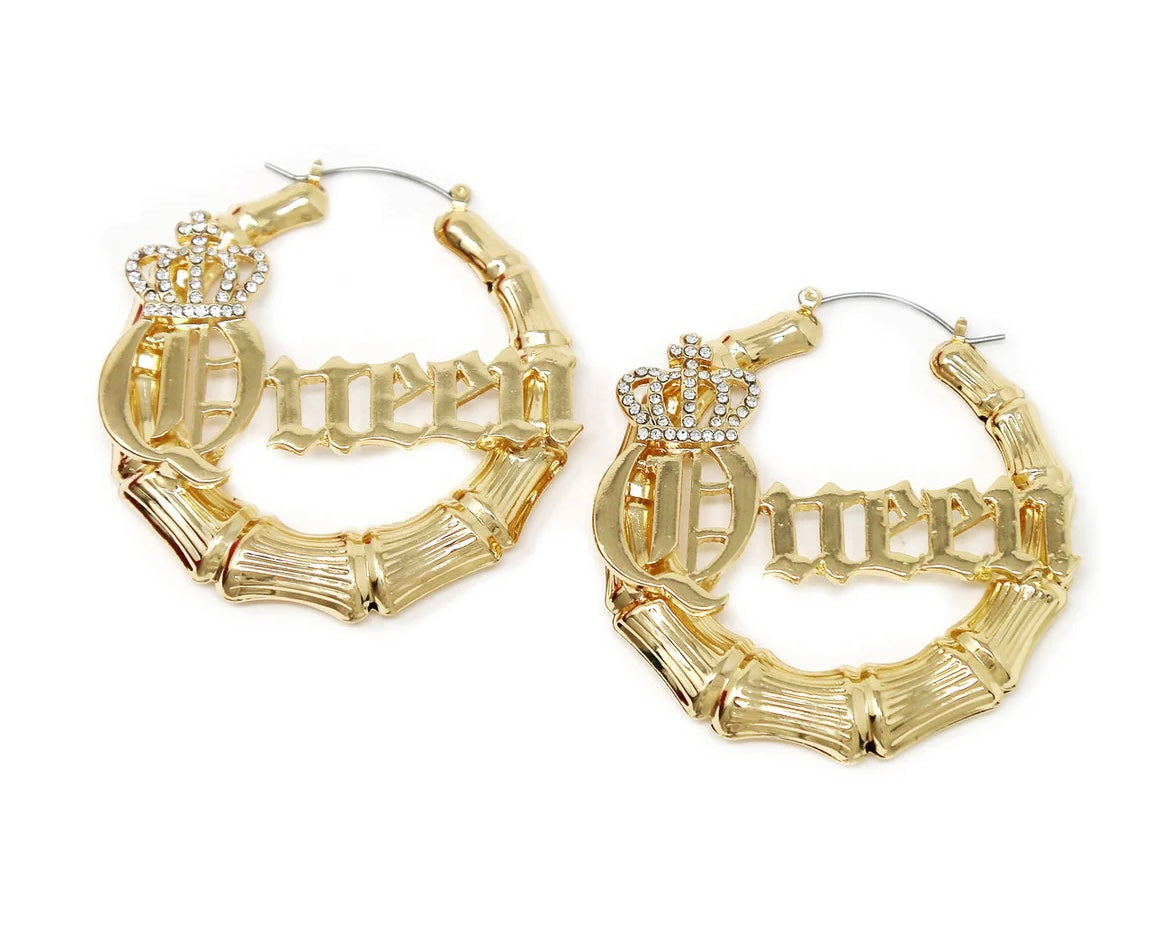 Queen Bamboo Hoops