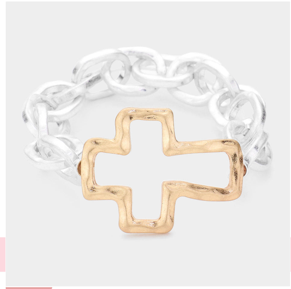 Cross Stretch Bracelet