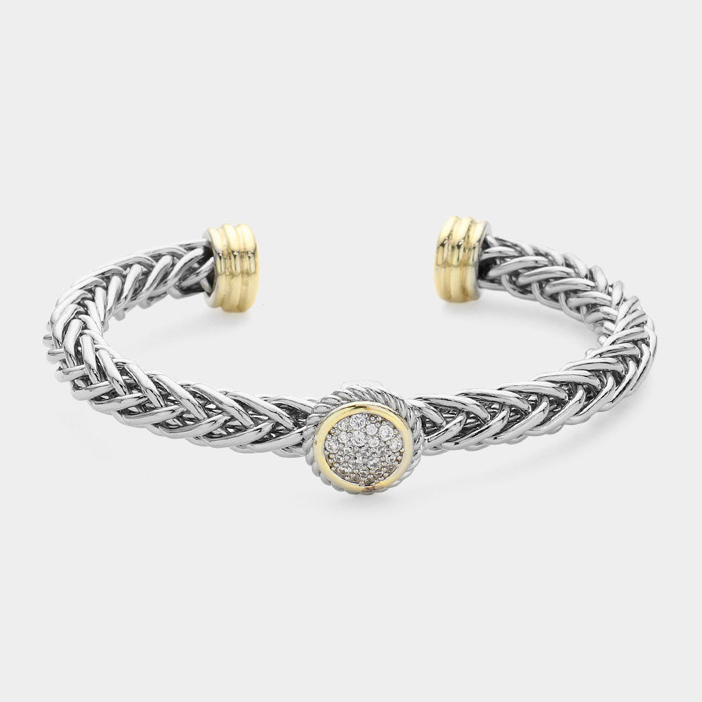 Two Toned Circle Bracelet