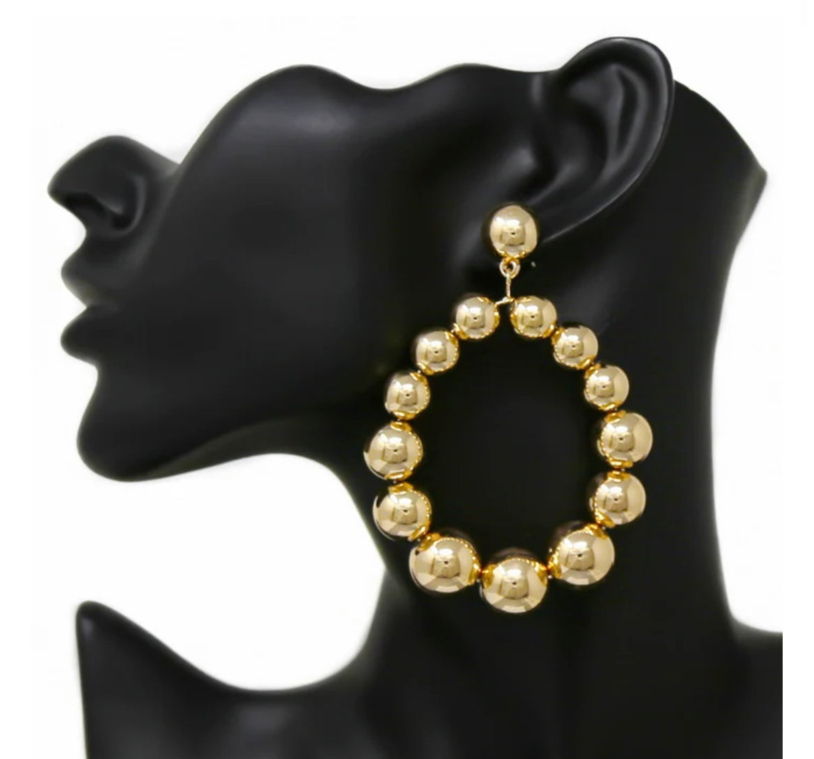 Ball Beaded Earrings