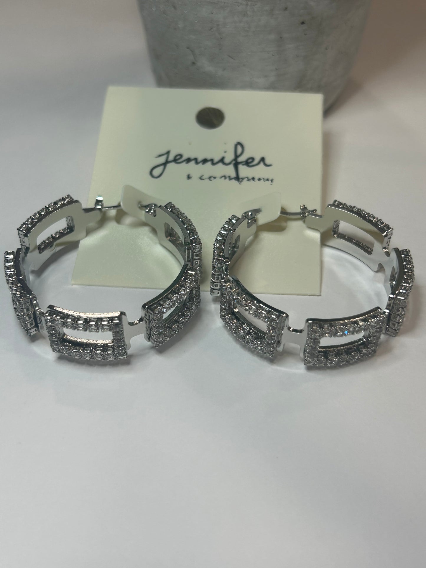 Bling Hoop Earrings