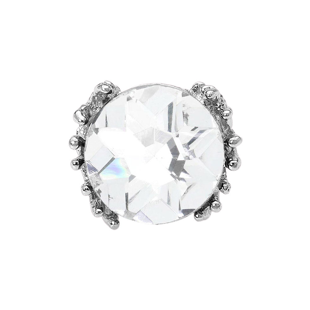 Round Stone Stretch Ring