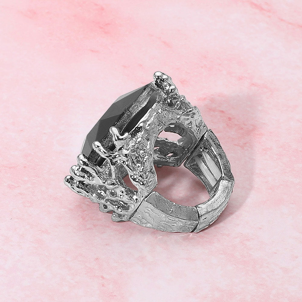 Round Stone Stretch Ring