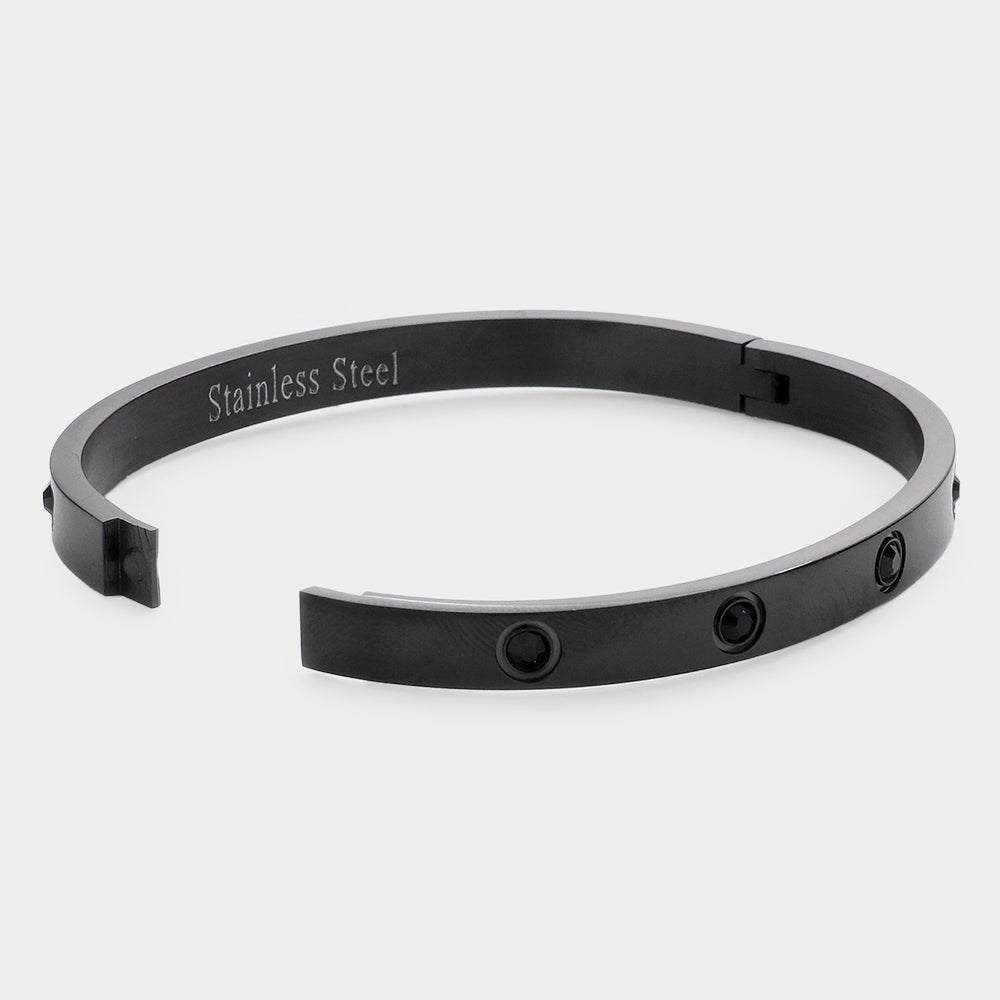 Black Stainless Steel Bracelet