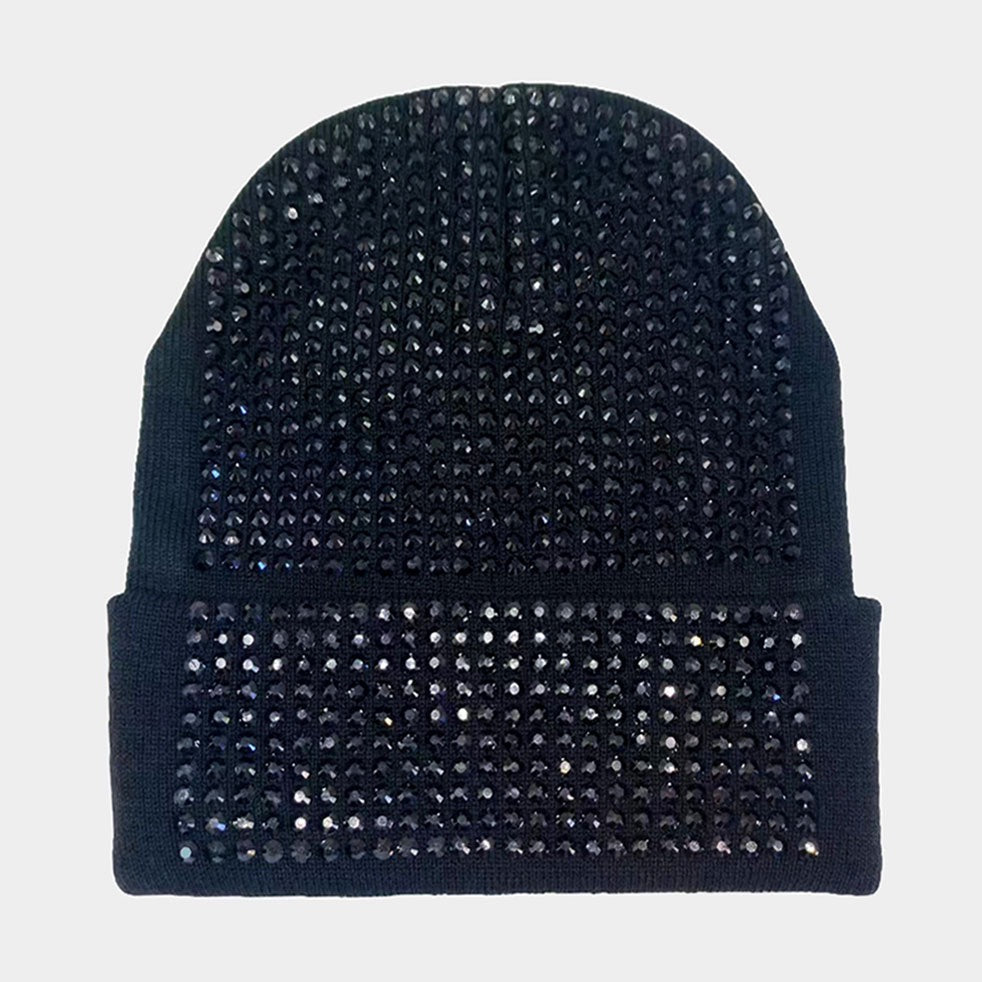 Black Bling Beanie