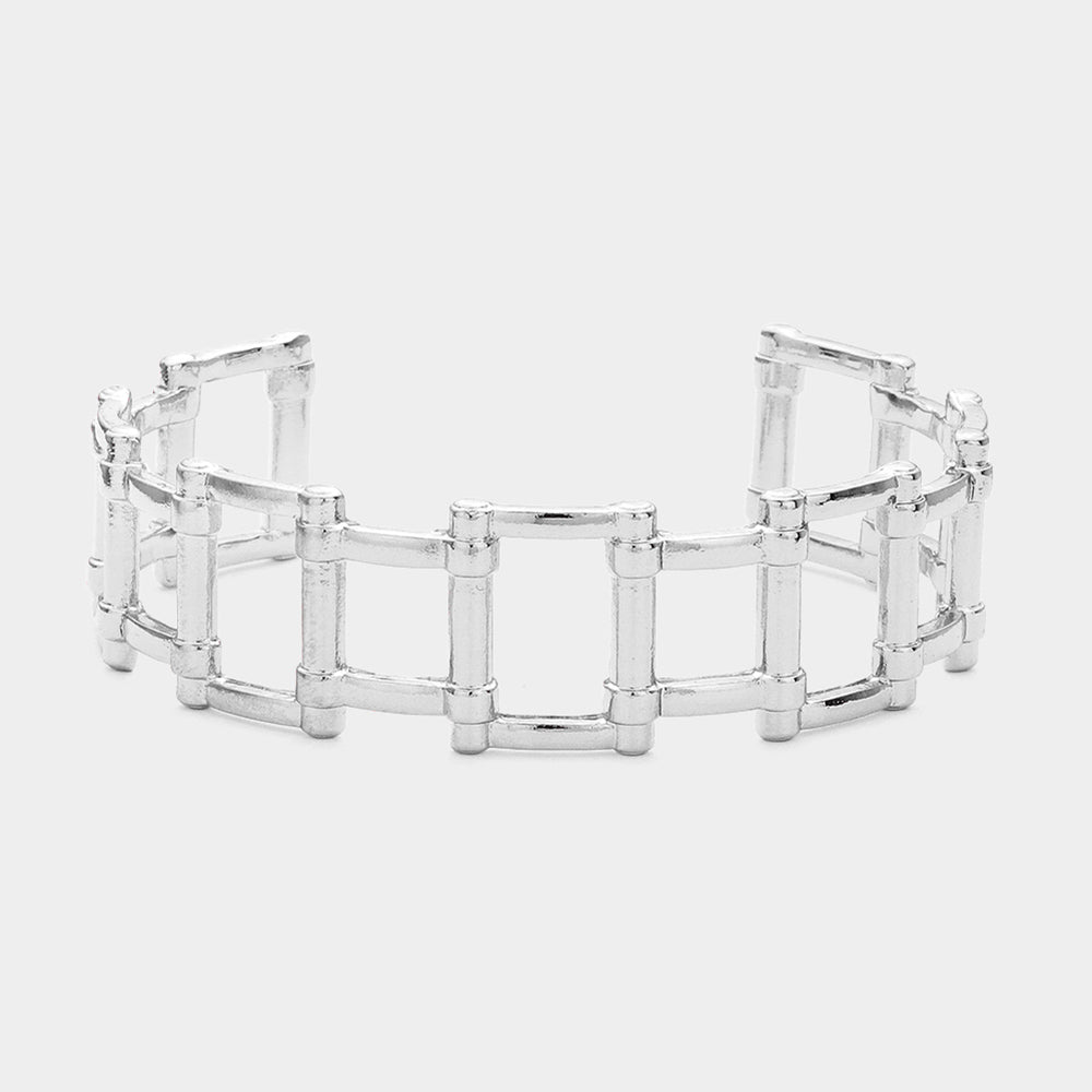 Open Square Cuff Bracelet