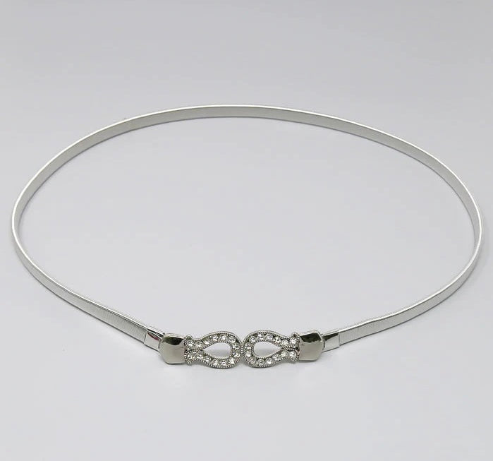 Rhinestone Stretch Belt
