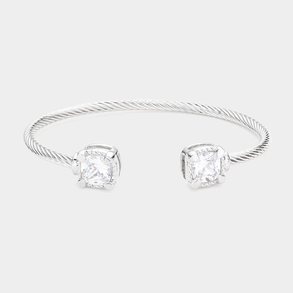 Square Tip Cuff Bracelet