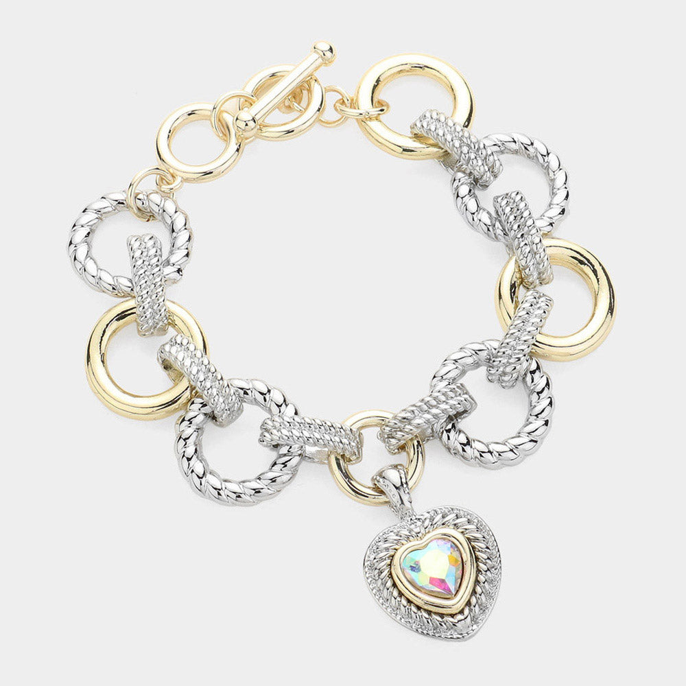 Heart Toggle Bracelet