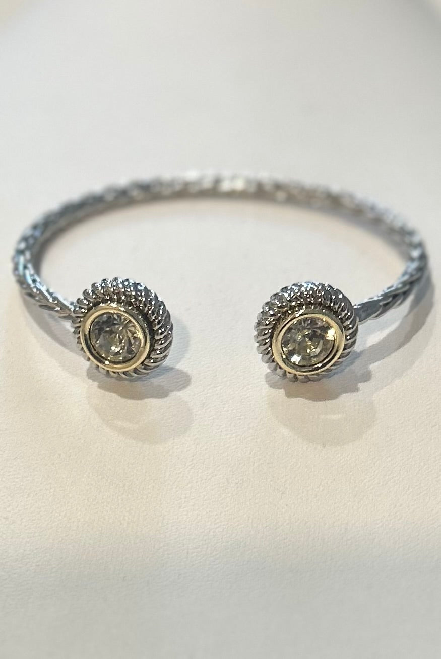 Double Bling Cuff Bracelet