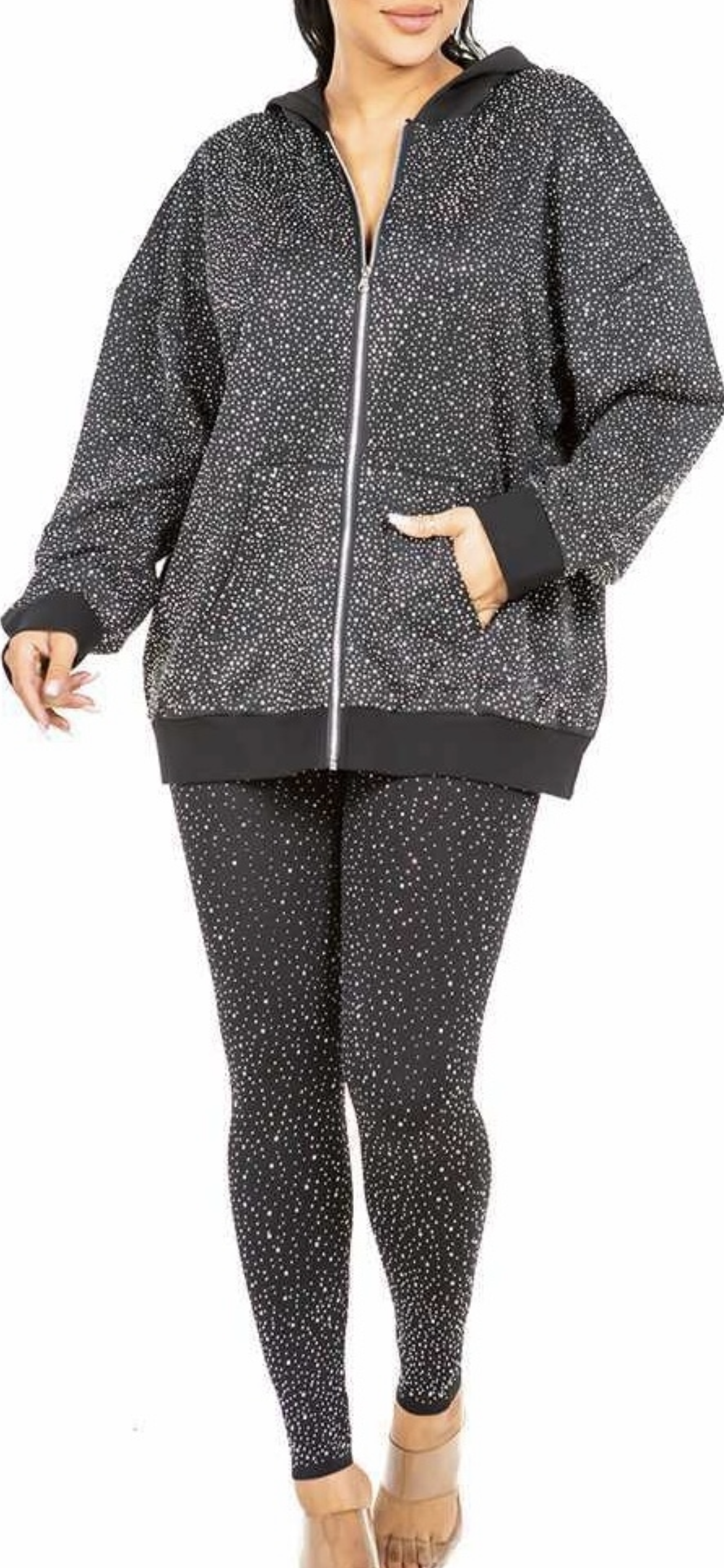 Black Bling Sweatshirt