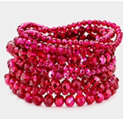 9 Layered Stretch Bracelet