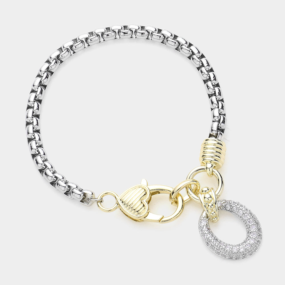 Oval Pendant Bracelet