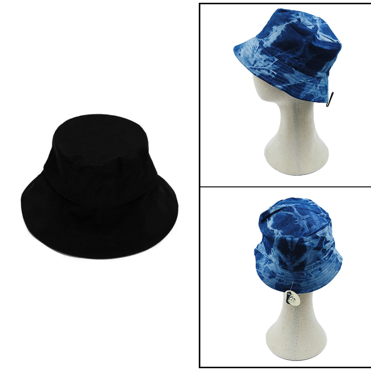 Reversible Denim Bucket Hat