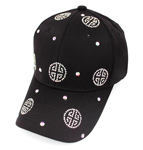 Black Bling Cap