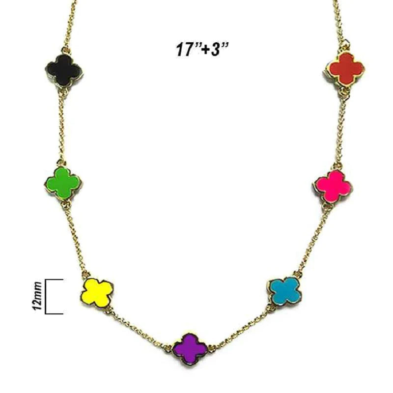 Multi Clover Necklace