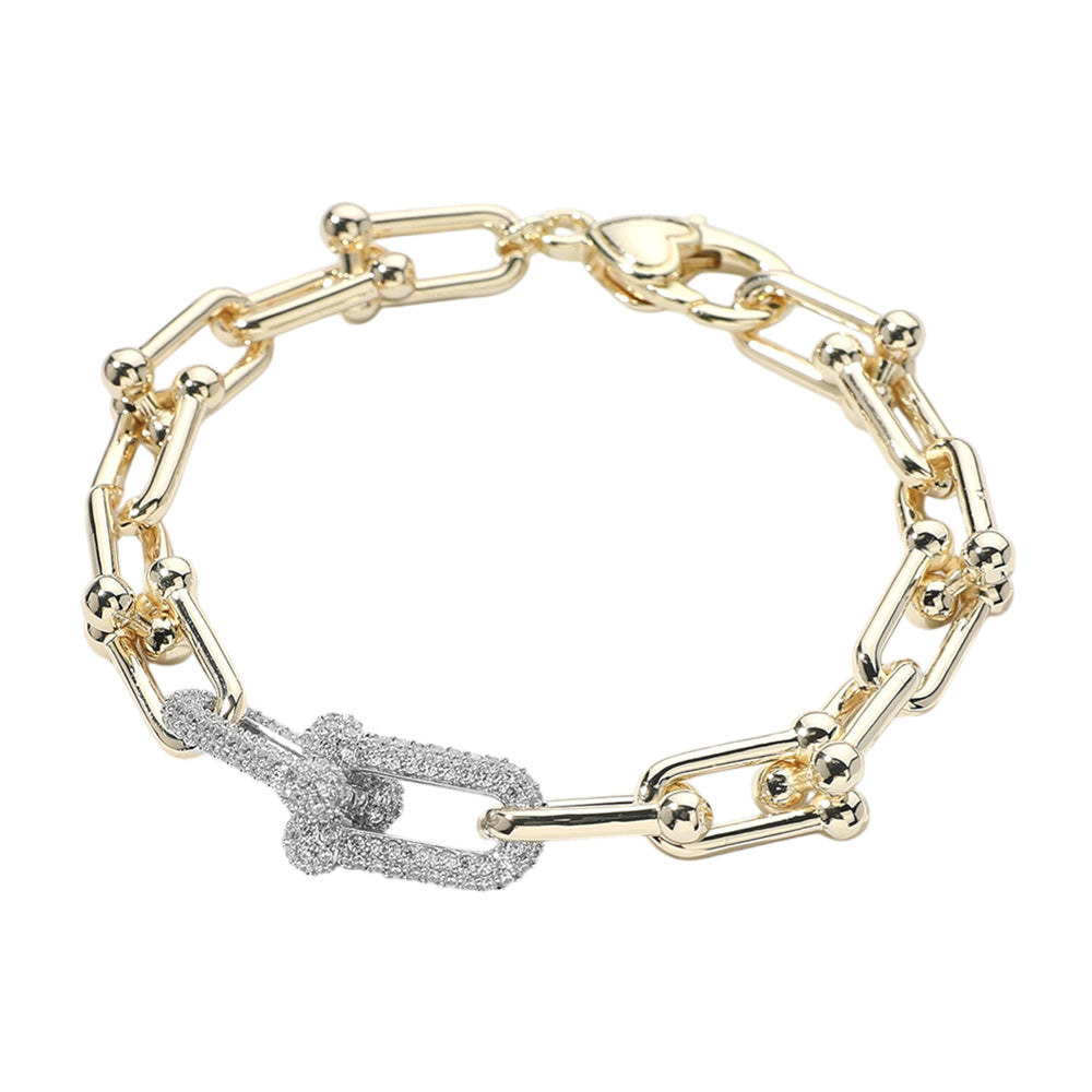 Horseshoe Toggle Bracelet