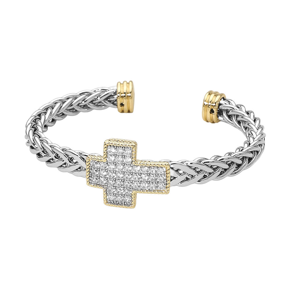 Cross Cuff Bracelet