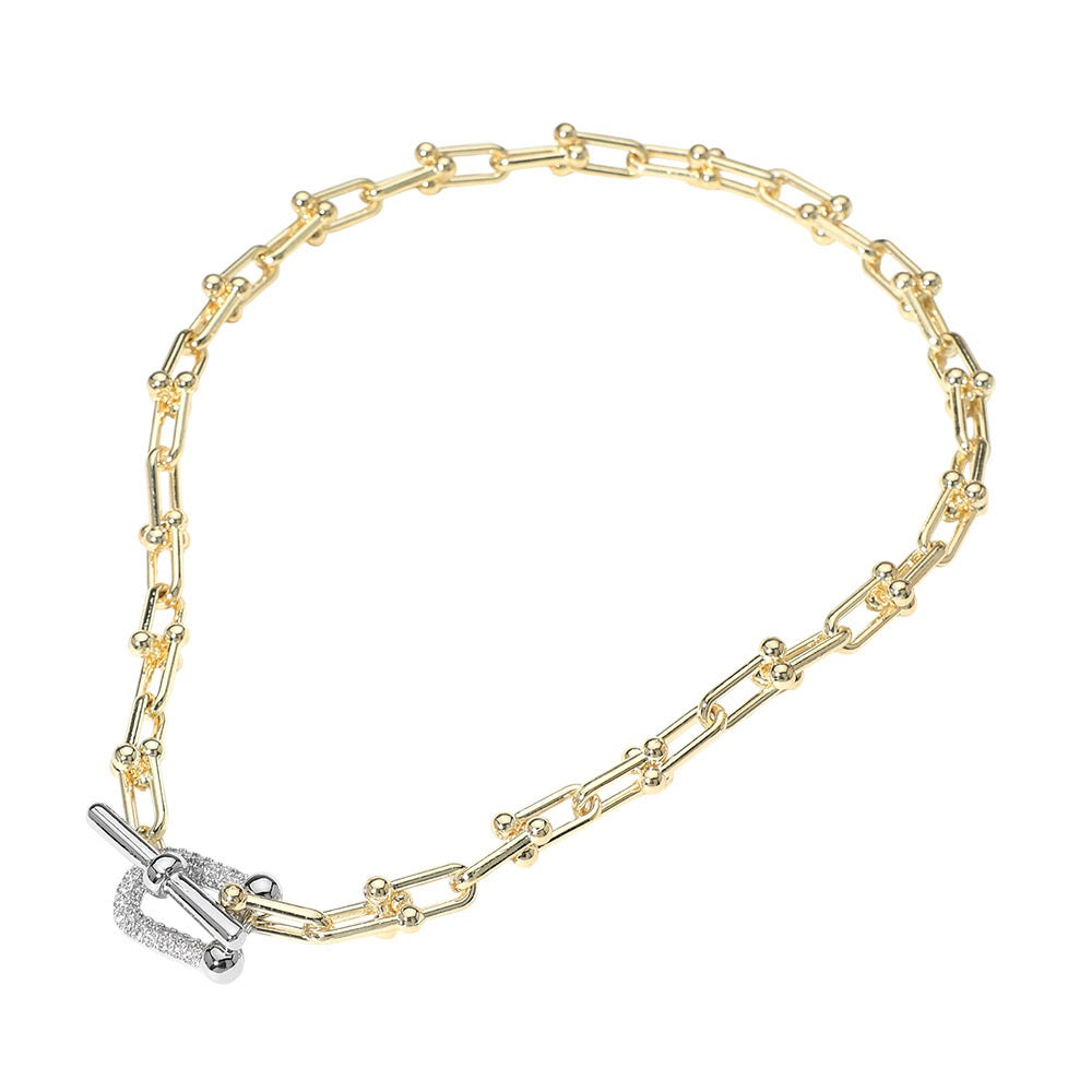 Horseshoe Toggle Necklace