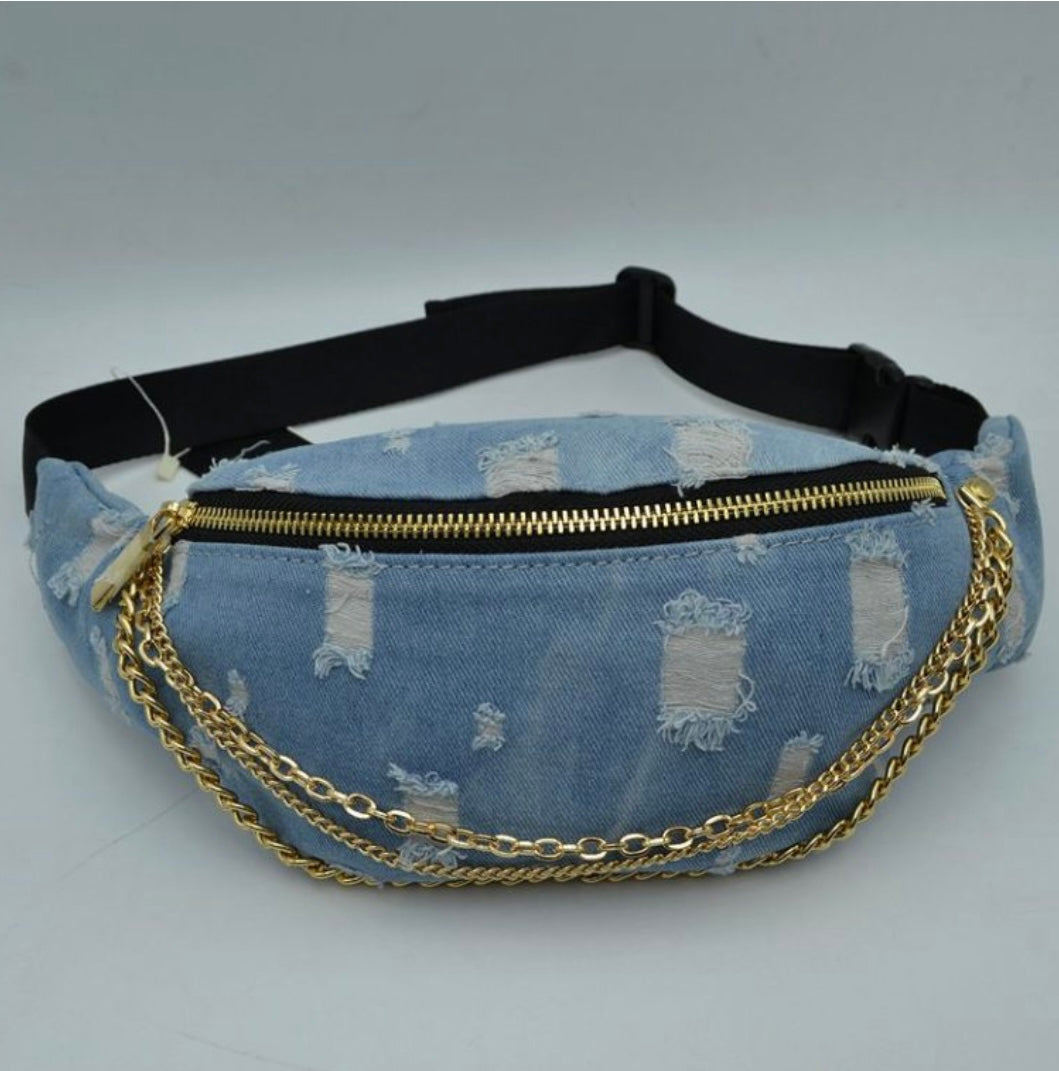 Denim Fanny Pack