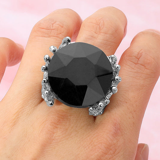 Round Stone Stretch Ring