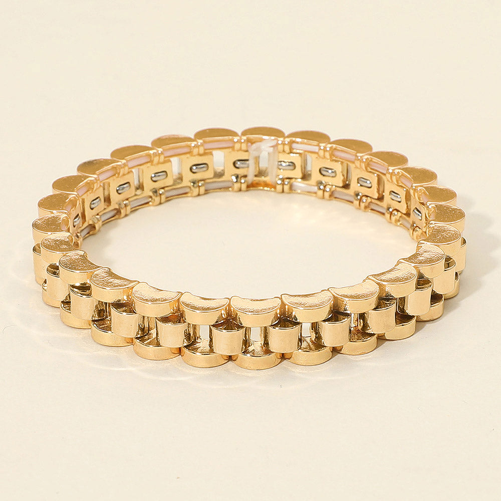 Link Chain Stretch Bracelet