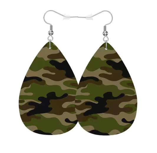 Camouflage Earrings