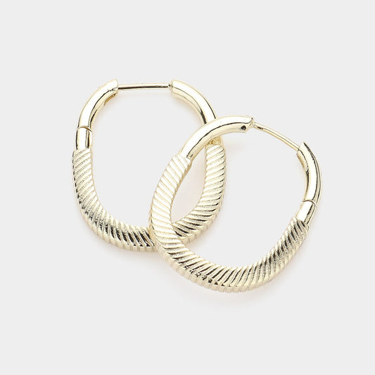 Gold Hoop Earring