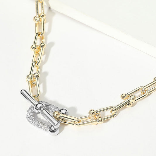 Horseshoe Toggle Necklace