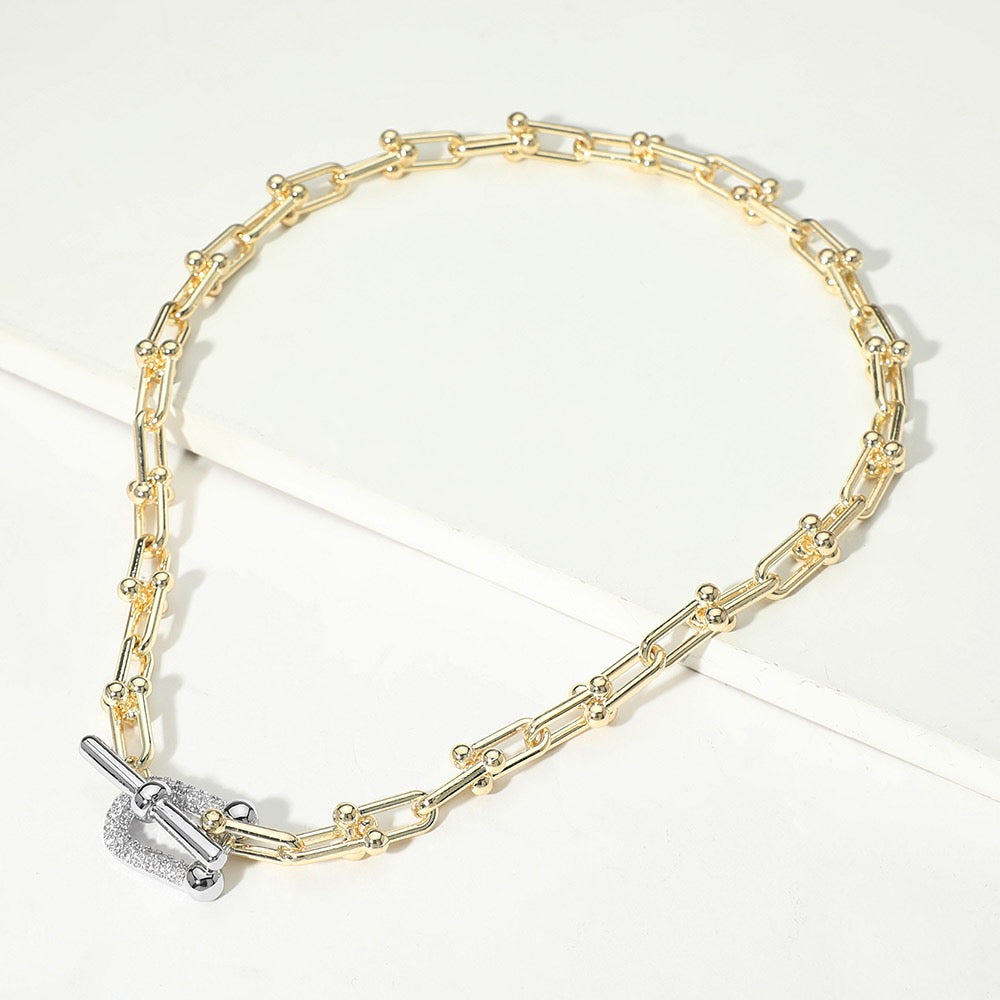 Horseshoe Toggle Necklace